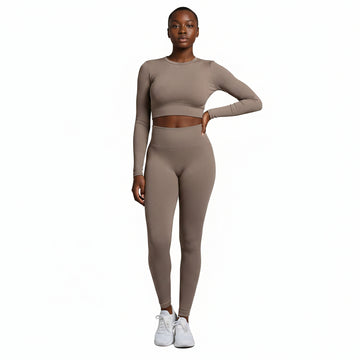Seamless Legging Brown Nawao.com