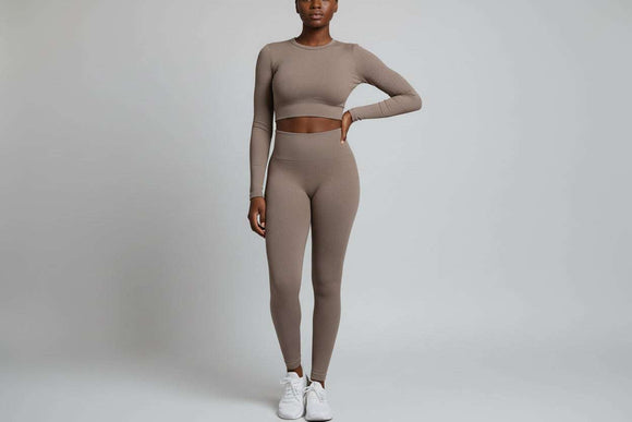Seamless Legging Brown Nawao.com