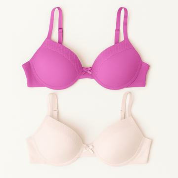 Shades Of Pink 2 Pack Bras Nawao.com