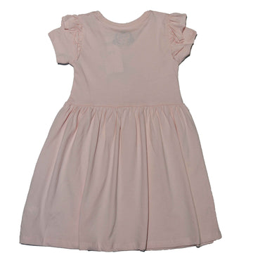 Short Sleeve Single Jersey Dress With Frills Mint Nawao.com