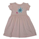 Short Sleeve Single Jersey Dress With Frills Mint Nawao.com