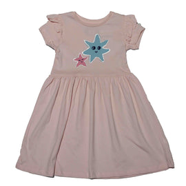 Short Sleeve Single Jersey Dress With Frills Mint Nawao.com