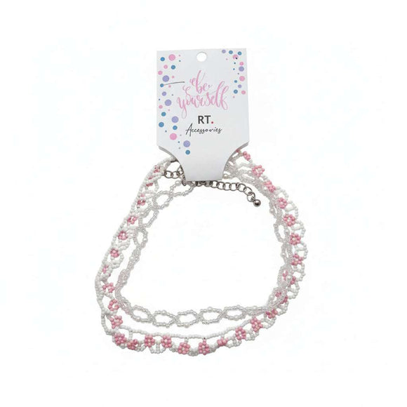 Silver Embellished Choker Nawao.com