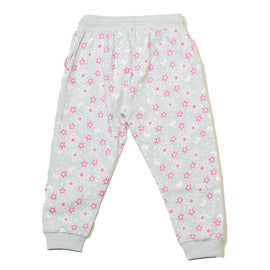 Sky Blue Aop Floral Track Pant Nawao.com