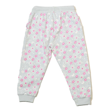 Sky Blue Aop Floral Track Pant Nawao.com