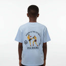 Sky Blue Boxing Club Over Size T Shirt Sky Blue Nawao.com