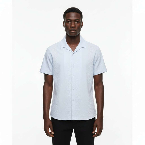 Sky Blue Casual Shirt Nawao.com