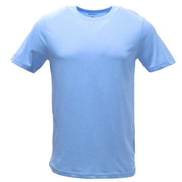 Sky Blue Crew Neck T Shirt Sky Blue Nawao.com