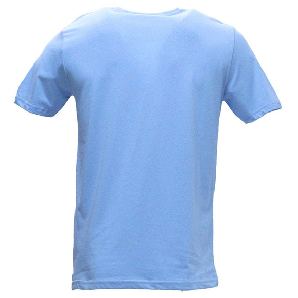 Sky Blue Crew Neck T Shirt Sky Blue Nawao.com