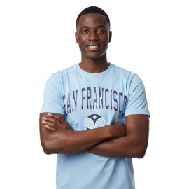 Sky Blue Graphic T Shirt Sky Blue Small Nawao.com