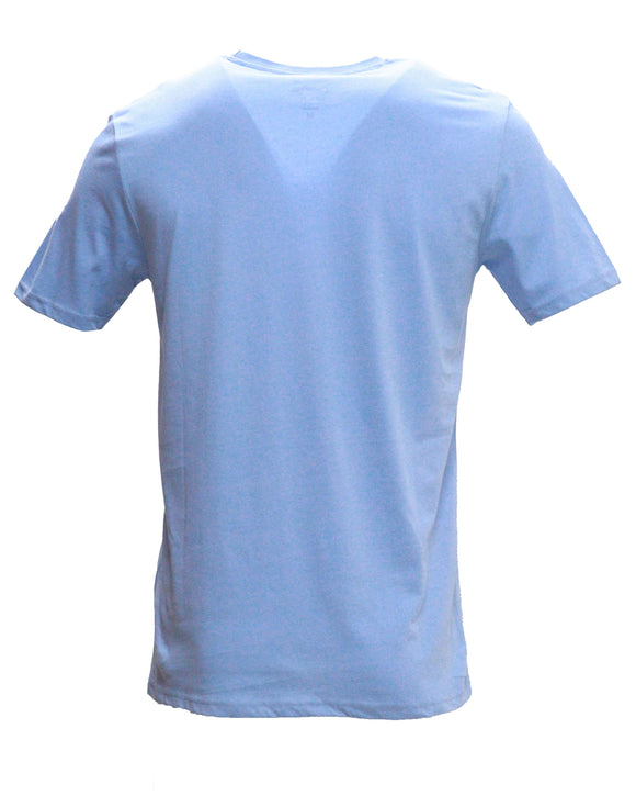 Sky Blue Graphic T-Shirts Nawao.com
