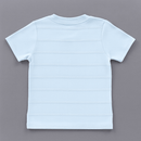 Sky Blue Henley Jaquard Tshirt Nawao.com