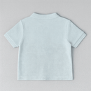 Sky Blue Henley Polo Nawao.com