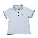 Sky Blue Jacquard Polo Shirt Sky Nawao.com
