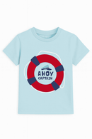 Sky Blue Life Guard Tshirt Nawao.com