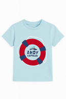 Sky Blue Life Guard Tshirt Nawao.com
