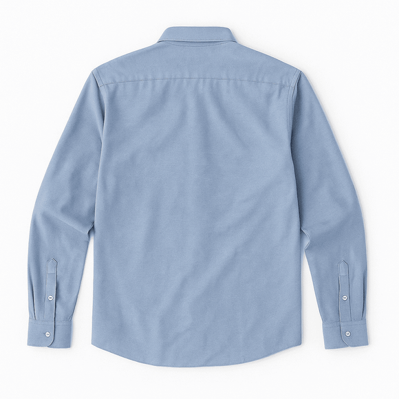 Sky Blue Mens Casual Shirt Nawao.com