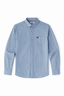 Sky Blue Mens Casual Shirt Nawao.com