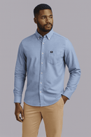 Sky Blue Mens Casual Shirt Nawao.com