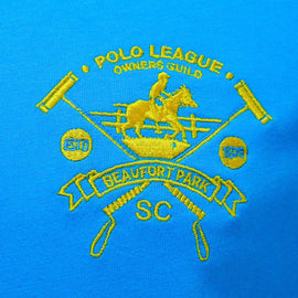 Sky Blue T Shirt With Y D Rib And Chest Logo Sky Blue Nawao.com
