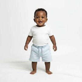 Sky Blue Twill Shorts Sky Blue Nawao.com