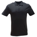 Slate Grey Zip Placket Polo Shirt With Chest Logo Dark Grey Nawao.com