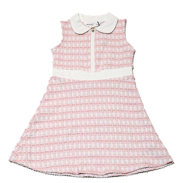 Slevless Dress With Front Zipper Nawao.com