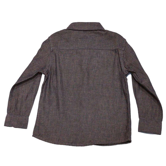 Solid Beige Double Pocket Flannel Check Shirt Nawao.com