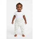 Solid Pink   Ivory Aop Track Pants  Assorted Nawao.com