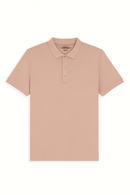 Solid Polo Shirt Pale Pink Nawao.com