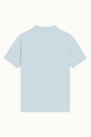 Solid Polo Shirt Sky Blue Nawao.com