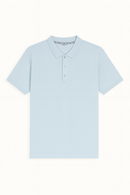 Solid Polo Shirt Sky Blue Nawao.com