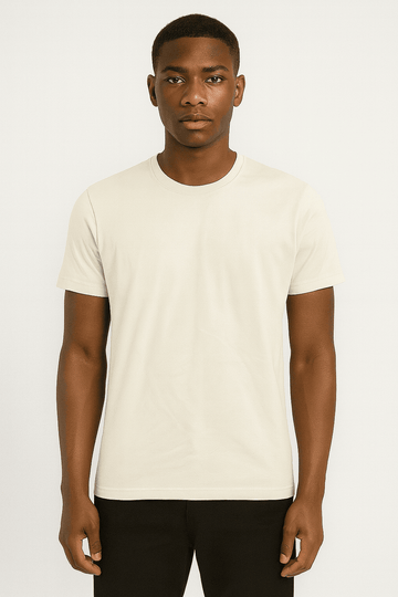 Solid Tee Beige Nawao.com