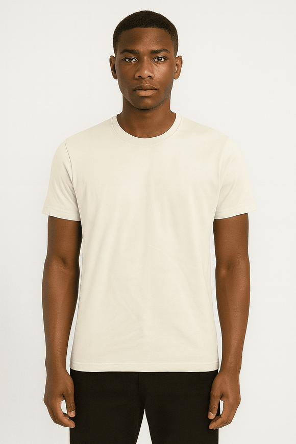 Solid Tee Beige Nawao.com