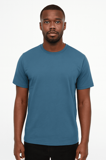 Solid Tee Blue Nawao.com