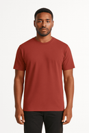 Solid Tee Burgundy Nawao.com