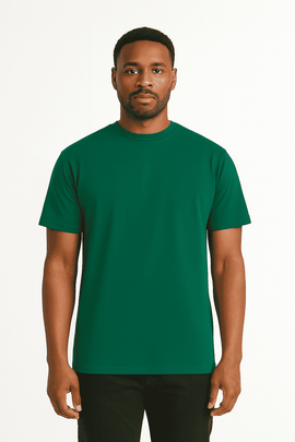 Solid Tee Dark Green Nawao.com