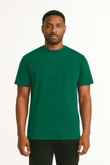 Solid Tee Dark Green Nawao.com