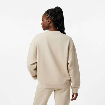 Split Front Assymetric Sweatshirt Ivory Nawao.com