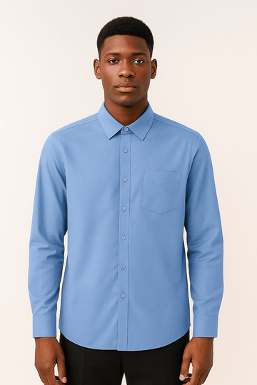 Stand Up Pack Shirt Blue Nawao.com