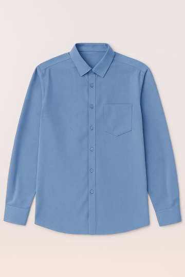 Stand Up Pack Shirt Blue Nawao.com