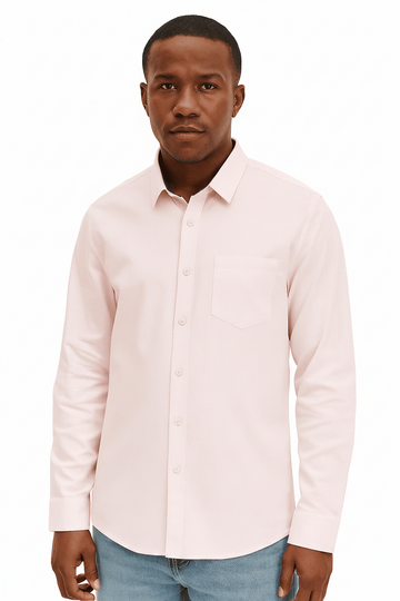 Stand Up Pack Shirt Pale Pink Nawao.com