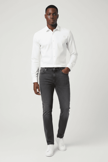 Standard Fit Jeans Black 30 Waist Nawao.com