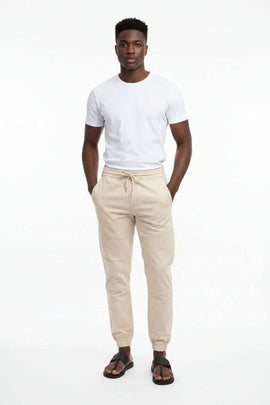 Stone Knit Denim Jogger Stonewash Nawao.com