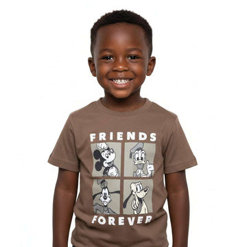 Stone Mickey T Shirt Beige Nawao.com