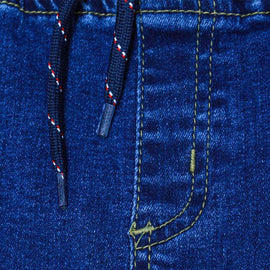 Stone Wash Elasticated Waist Jean Nawao.com