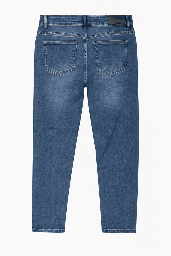 Straight Fit Denim Jeans Darkwash Nawao.com