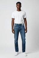 Straight Fit Denim Jeans Indigo 36 Waist Nawao.com