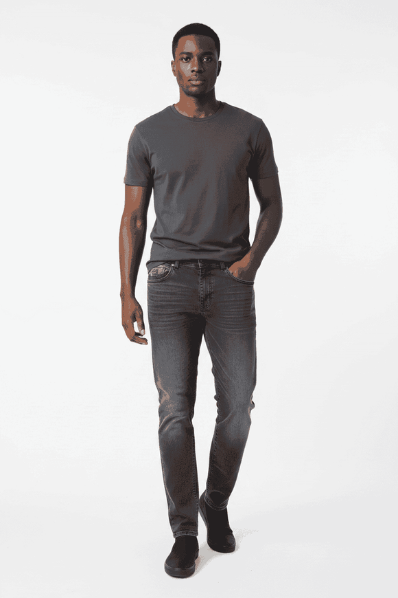 Straight Fit Mid Grey Nawao.com