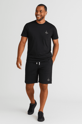 T Shirt And Pyjama Shorts Set Nawao.com